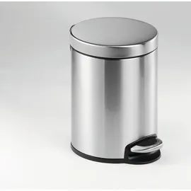 Durable Treteimer 5 l metallic silber