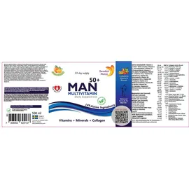 Swedish Nutra Man 50+ Flüssiges Multivitamin & Multimineral 500 ml