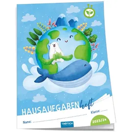 trotsch Trötsch Jahresbezogenes Hausaufgabenheft Unsere Erde 23/24: Planer Schülerkalender Hausaufgabenheft Timer für die Grundschule