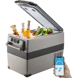 VEVOR Auto Kühlschrank 45L Kompressorkühlbox für Boot LKW Auto usw. Tragbarer kleiner Kühlschrank 45W