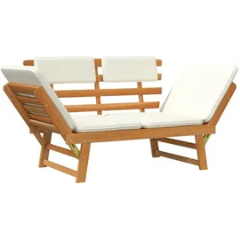 vidaXL Gartenbank 190 x 66 x 75 cm braun