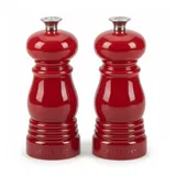 Le Creuset Gewürzmühlen-Set 11 cm Kirschrot befüllt