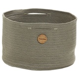 Cane-Line Korb Soft Rope fein geflochten - 40 cm rund ROT - Taupe