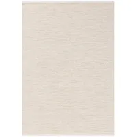 benuta basic Baumwollteppich Ron Cream 60x120 cm - Moderner Kurzflor-Teppich für Wohnzimmer