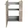 Fackelmann Waschbeckenunterschrank SBC 44 x 60 x 24,3 cm Braun