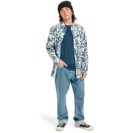 QUIKSILVER Langarmhemd blau S