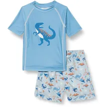 Playshoes Dino Bade-Set Blau 74/80