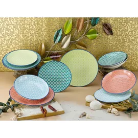 CreaTable Mediterran Tafelservice 12-tlg. multicolor
