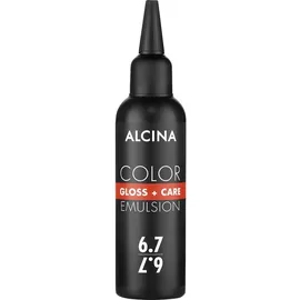Alcina Color Gloss + Care Emulsion 6.7 dunkelblond-braun 100 ml