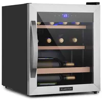 Weinkühlschrank Einbau Getränkekühlschrank 46L mit Glastür 12 Flaschen Touch LED