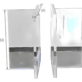 xl moebel gmbh Meer-Fluss 161 x 75 x 81 cm braun