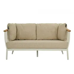 Apple Bee Condor Lounge Sofa 2-Sitzer Aluminium Oyster 150cm