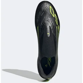 adidas F50 League Laceless FG/MG Core Black / Iron Metallic / Lucid Lemon 44