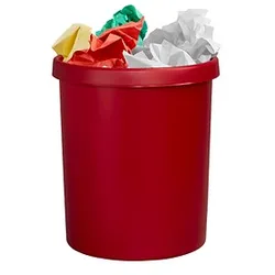 helit "the german" Papierkorb 30,0 l rot