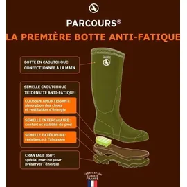 Aigle Parcours 2 Var Gummistiefel Bronze 43