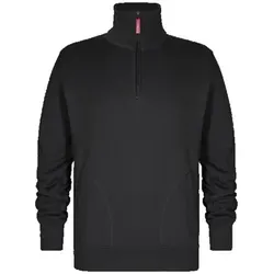 Standard Sweatshirt mit hohem Kragen 8014-136, Anthrazitgrau, Größe M - anthrazit - M