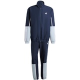 adidas Herren Trainingsanzug Colorblock 3S dunkelblau | XXL