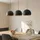 LINDBY Tarjei 1 LED schwarz/gold
