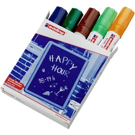 edding 4090 Kreidemarker sortiert (5er Faltschachtel)