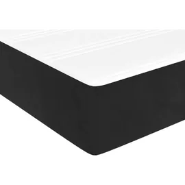 vidaXL Taschenfederkernmatratze Schwarz 90 x 200 cm H3