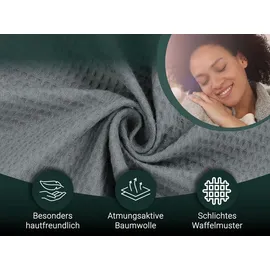 ZOLLNER Kuscheldecke,, grau Textil, 150x200 cm, Oeko-Tex® Standard 100, Wohntextilien, Decken, Kuscheldecken