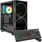 gamemax Gaming-PC Black Hole 7636 Ryzen 5 7500F 4,0 GHz 32 GB RAM 1 TB SSD RTX 5070 Ti Windows 11