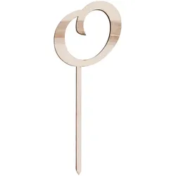 Sallys Cake Topper Buchstaben - aus Holz