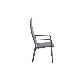 Siena Garden Carlton Dining Move Gartenstuhl 60 x 120 x 113 cm dunkelgrau