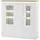 Sconto Highboard 138 x 144 x 38 cm Weiß