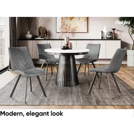 meblini Ø 100 cm weiß