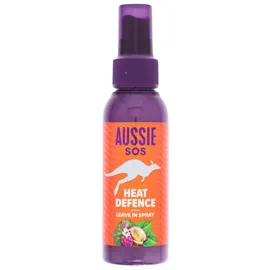 Aussie SOS Heat Defence Leave In Spray 100ml, Entwirrt und Schützt das Haar vor Hitze, Versorgt das Haar 100 Stunden Lang mit Feuchtigkeit, Vegane Formel