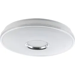 Deckenleuchte Deckenlampe Sternenleuchte Metall, Chrom, IP20, Fernbedienung, dimmbar, Farben fixierbar, 1x LED 60 Watt 4800 Lumen warmweiß bis Tageslicht