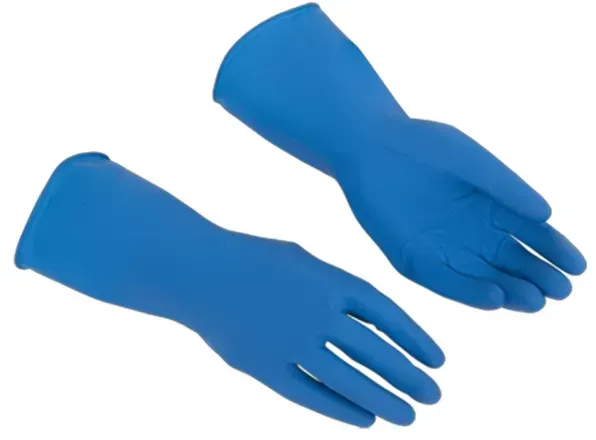 Vileda Multipurpose - Der Feine - blau Handschuhe Größe M Latex-Arbeitshandschuhe 1 Paar Der Feine Gr. 7 - 7,5