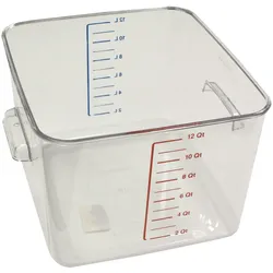 Platzsparender Behälter 11,4 Liter, Rubbermaid, VB 006312, Transparent