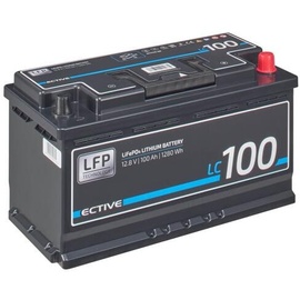 ECTIVE 12V LiFePO4 Lithium Versorgungsbatterie 100 Ah