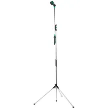 VONROC Gartendusche/Außendusche 2 in 1 mit abnehmbarer Sprühlanze Verstellbare Höhe 149-190cm und 180°