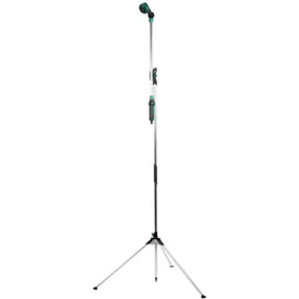VONROC Gartendusche/Außendusche 2 in 1 mit abnehmbarer Sprühlanze Verstellbare Höhe 149-190cm und 180°