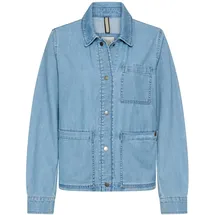 CAMEL ACTIVE Damen Jeansblazer mit Knopfleiste Hellblau, womenswear-44 - 44