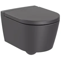 Roca Inspira Wand-WC mit WC-Sitz Schwarz