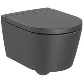 Roca Inspira Wand-WC mit WC-Sitz Schwarz