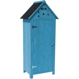 habitat garten Gartenschrank cabanon 54 x 179 x 77 cm Blau