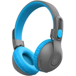 Jlab JBuddies Studio 2 Wireless HP Blue/Gray Für Kinder im Grundschulalter bis hin zu Teenagern, 65 Stunden kabellose Wiedergabezeit