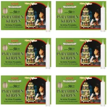 Knox Pyramidenkerzen 74 mm 50 St. weiß