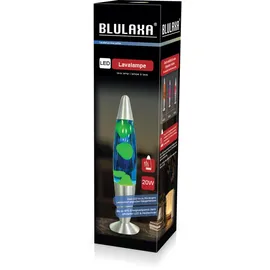 Blulaxa LED-Lava-Tischleuchte Blau Gelb