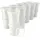 FixedByU Eimer mit Deckel 16 Liter Transparent 20 St.
