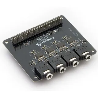 HiFiBerry DAC8X Digital zu Analog Soundkarte, 8 Kanal, 192kHz, SNR 112dB, für Raspberry Pi 5