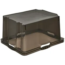 Keeeper  - Aufbewahrungsbox 43x35x23 cm, durchscheinend grau