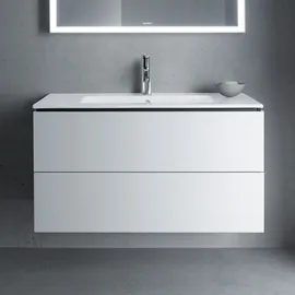 Duravit Waschtischunterschrank 2 Auszüge 102 x 55 x 48,1 cm Weiß Matt