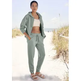 LASCANA Sweatjacke Damen salbeigrün Gr.40/42