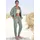 LASCANA Sweatjacke Damen salbeigrün Gr.40/42